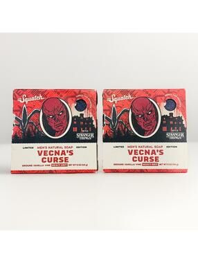 Dr. Squatch Stranger Things Vecna’s Curse Limited Edition Soap - Set of 2